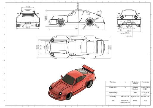 保时捷911定制版Turbo