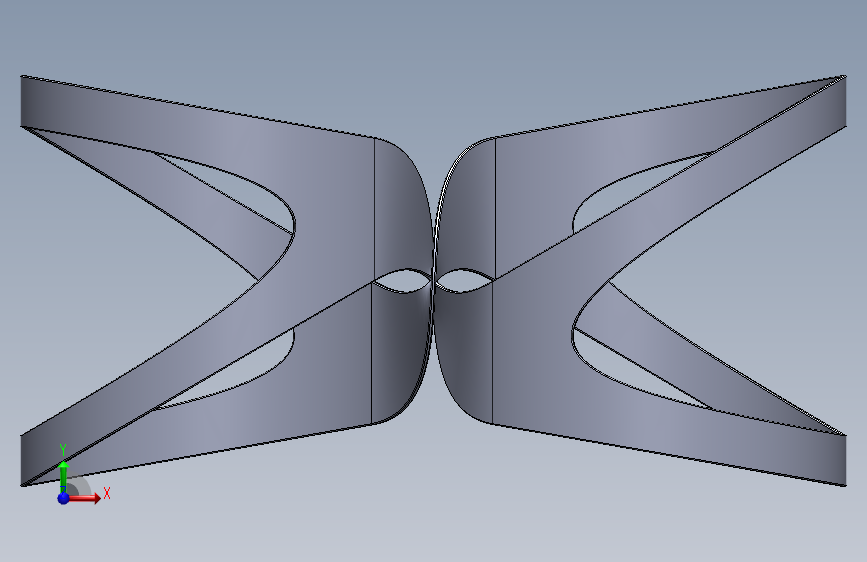 3D表格 正面视图