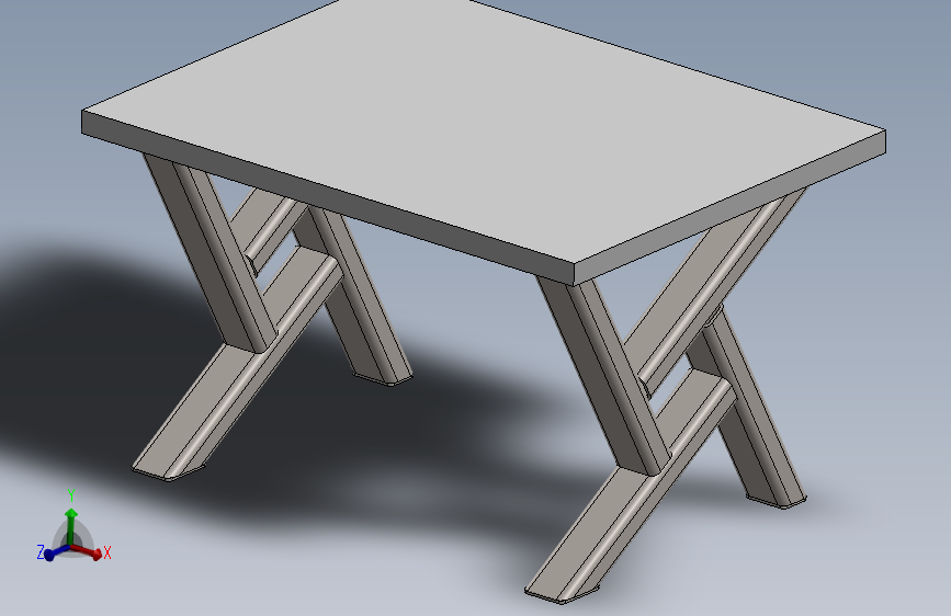 SolidWorks 教程：3D 建模一个精致的桌子