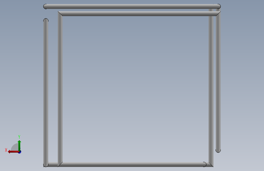 表格 3D 模型 背面视图
