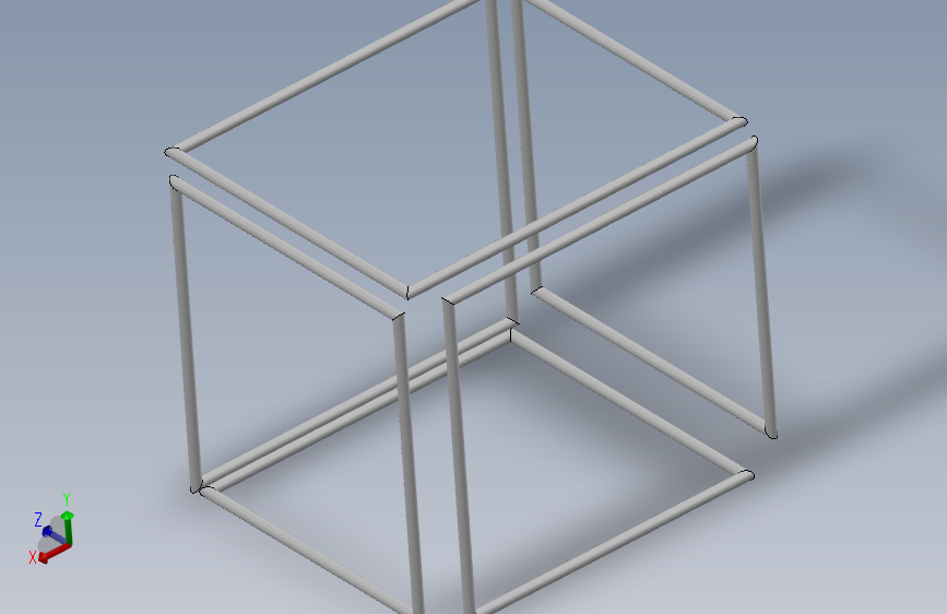 表格 3D 模型 主视图