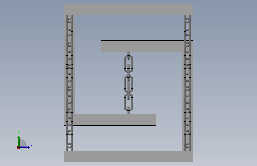 表格 3D 设计 左侧视图