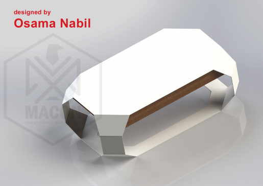 定制的边缘茶几带抽屉