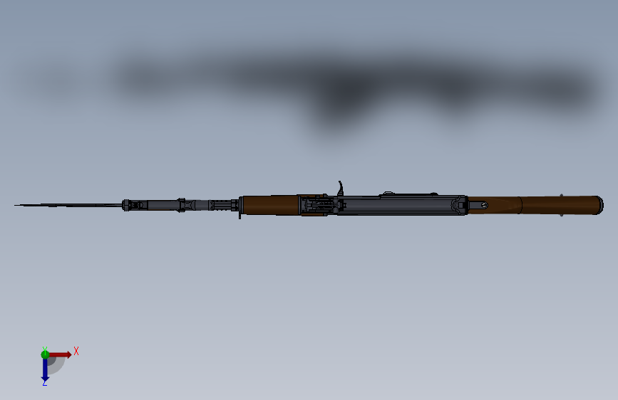 ak-47-type-3-1955-1960 俯视图