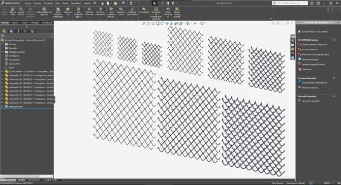 用SolidWorks设计表_SolidWorks设计表绘制金属网
