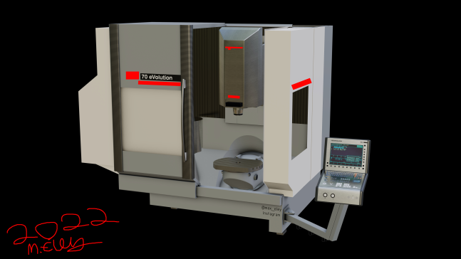 DMU 70 eVolution 3D模型