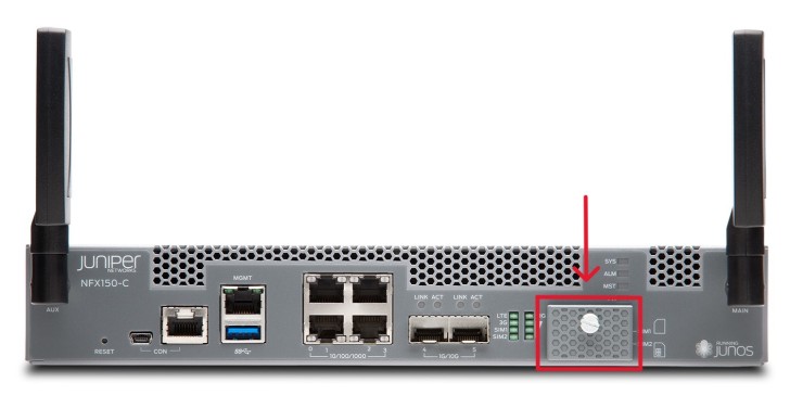 Juniper NFX150-C-S1系列SIM卡盖