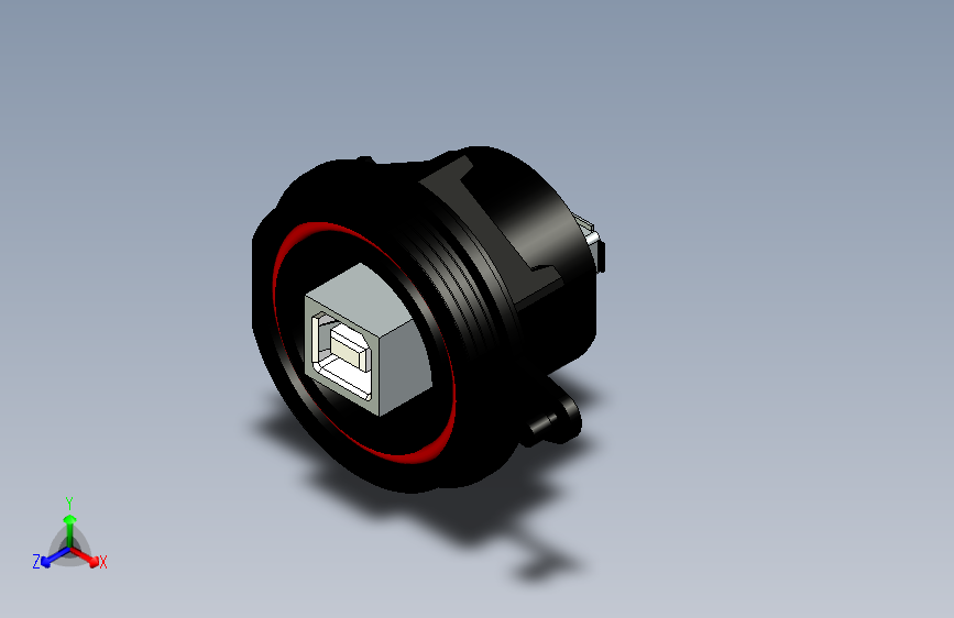 Samtec USB B 防护连接器 SCRU-02