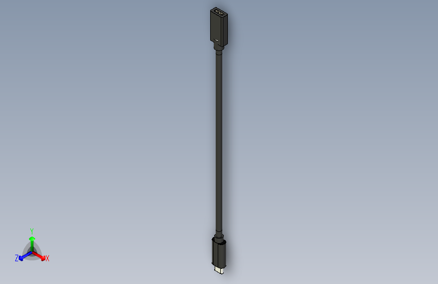 USB-C 延长线 0.6英尺