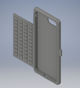 带键盘的iPhone手机壳