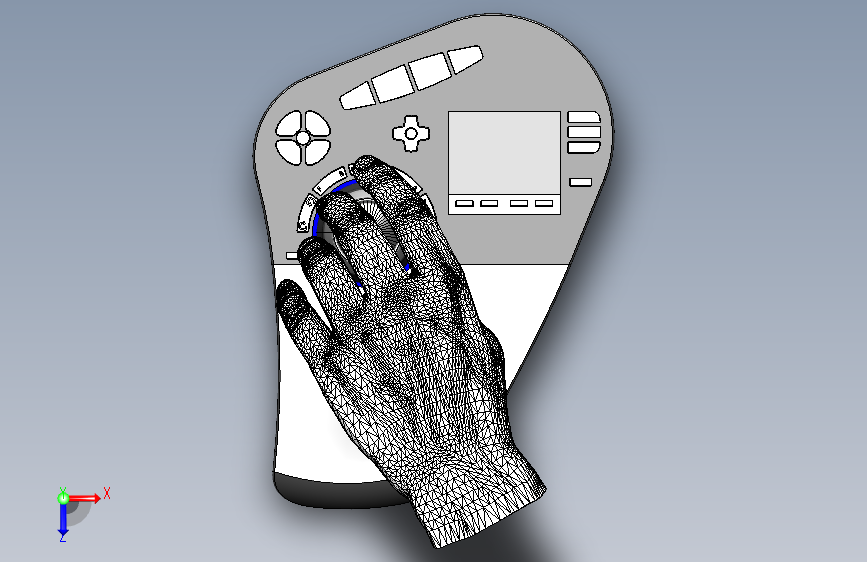 3D 互联概念设计 俯视图