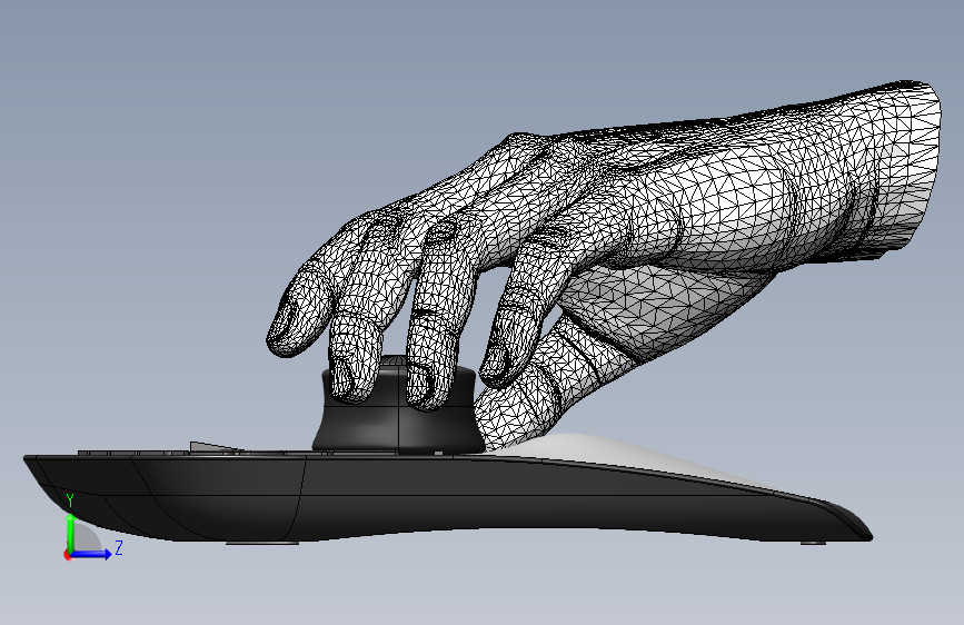 3D 互联概念设计 左侧视图