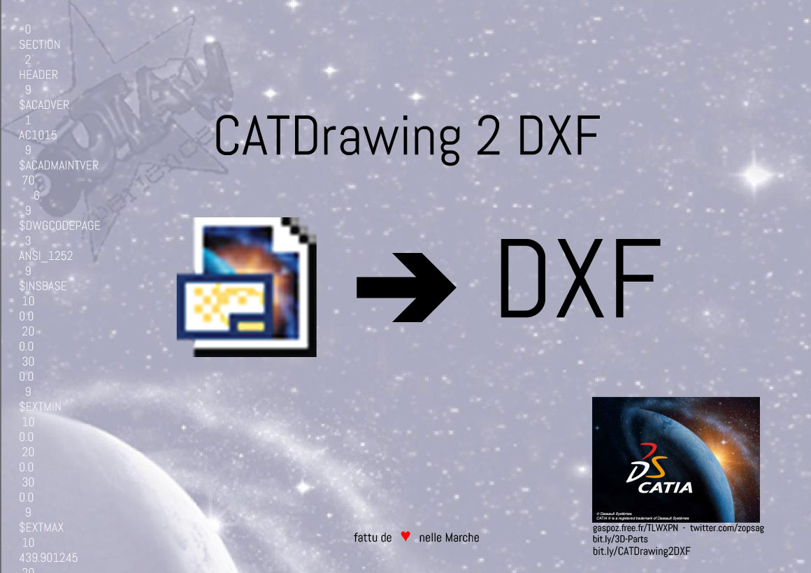 CATDrawing 转换为 DXF