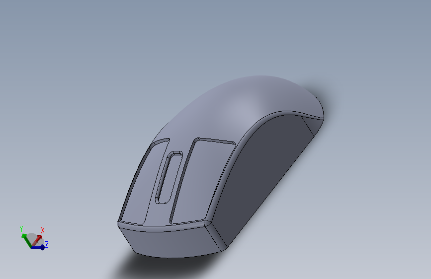 SolidWorks中的鼠标设计