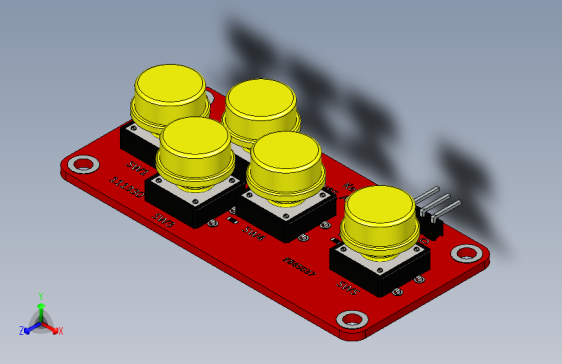 模拟AD 5键键盘模块用于Arduino