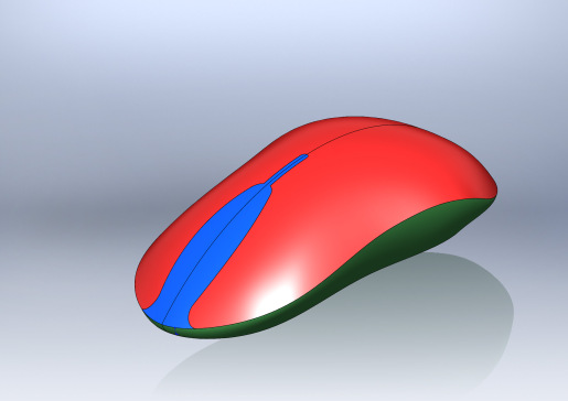 鼠标模具 SolidWorks