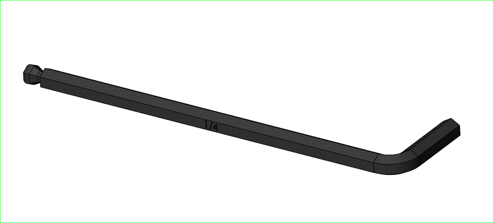 1_4_ 球头六角L形键