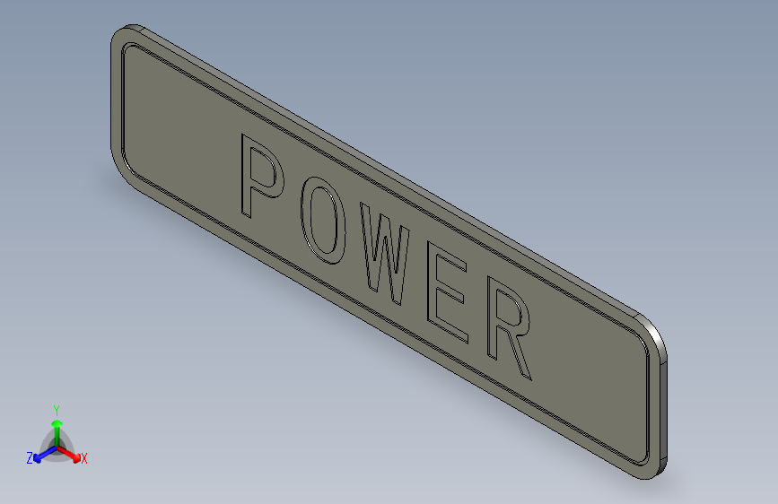 3MPVC标牌-POWER