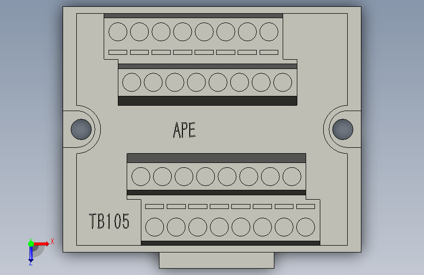 APE-TB105 俯视图
