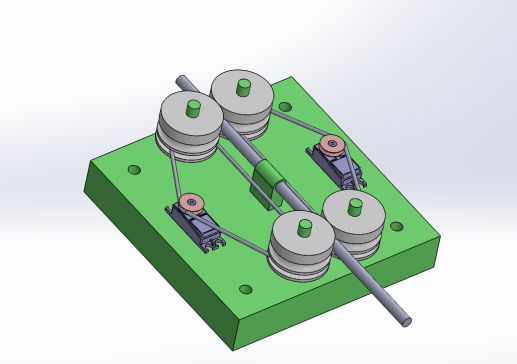 9毫米线材推送机3D图纸+Solidworks设计
