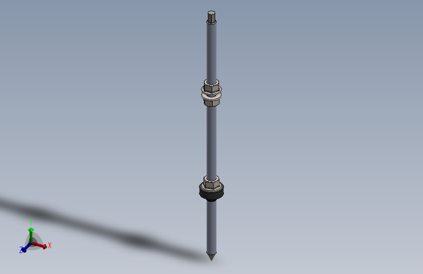 PTM02-300 - 300mm 不锈钢木枕螺栓