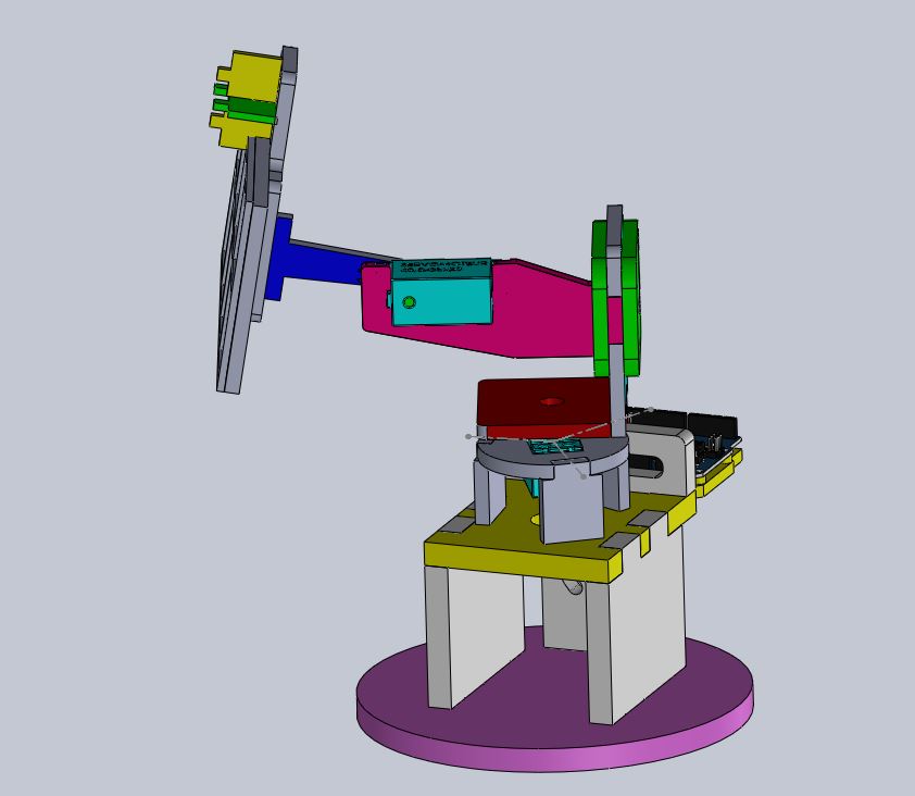 带伺服电机的太阳能跟踪器_ 太阳能跟踪器带伺服电机_ Günes Izci