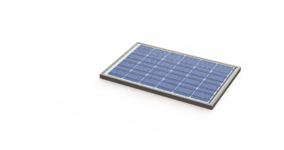 带太阳能板的房子