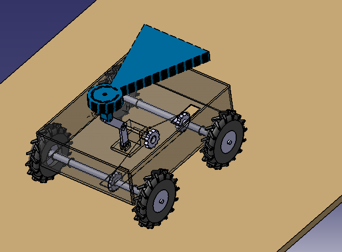 带太阳能可伸缩的Rover