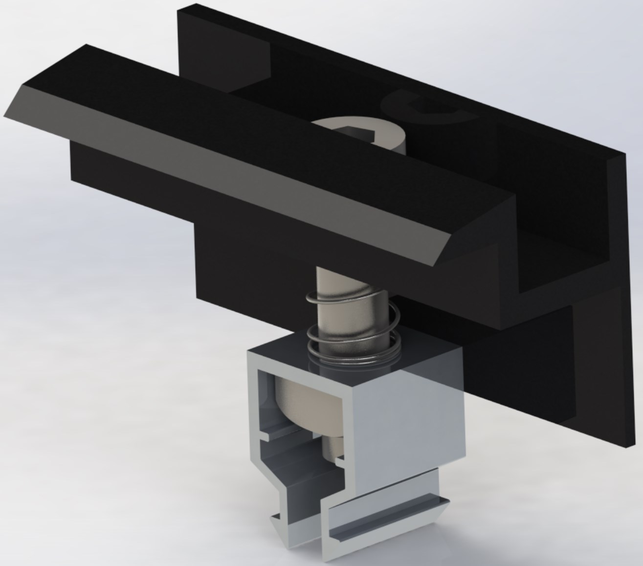 夹具件用于30毫米光伏组件。端部件