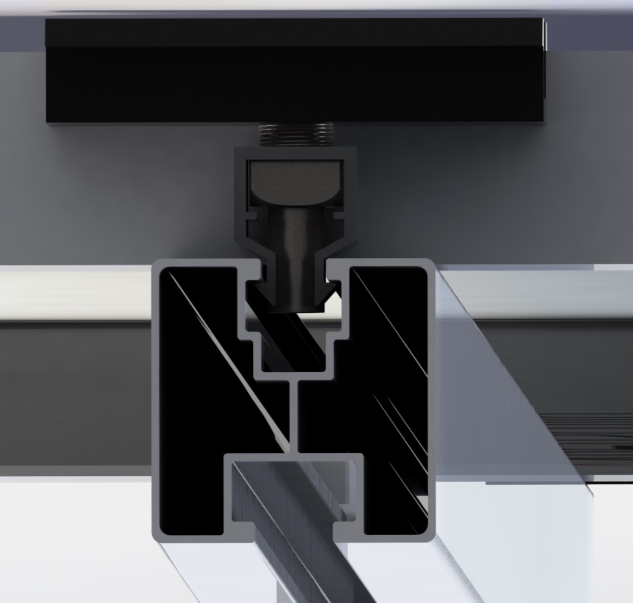 夹具件用于30毫米光伏组件。端部件