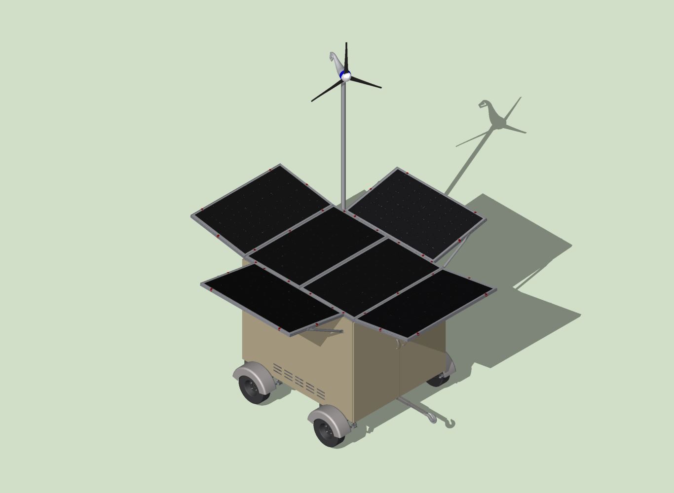 太阳能-风能混合动力车