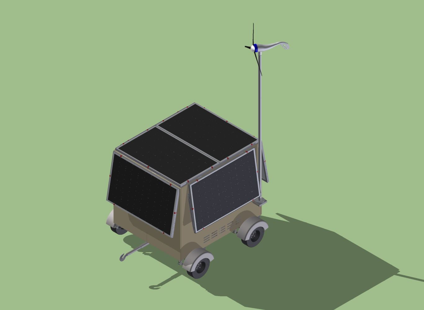 太阳能-风能混合动力车