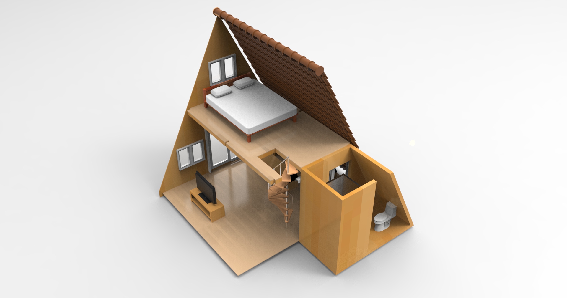 太阳能家用系统。