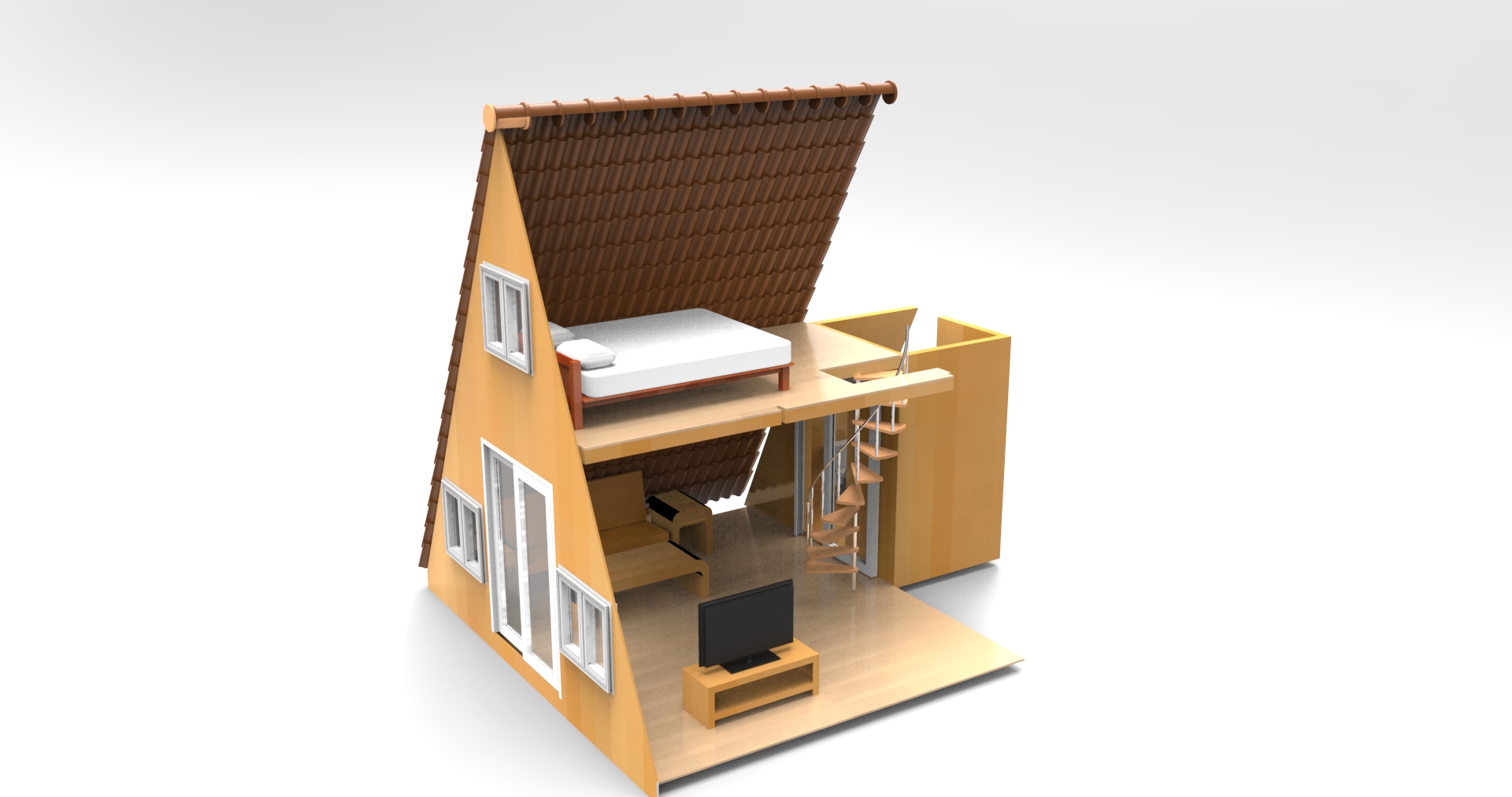 太阳能家用系统。