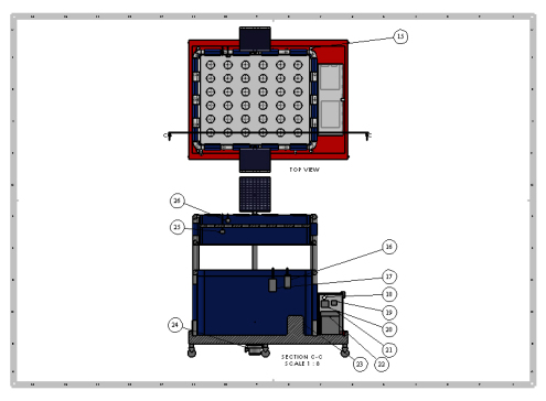 太阳能驱动的水培系统模型与SolidWorks 2016