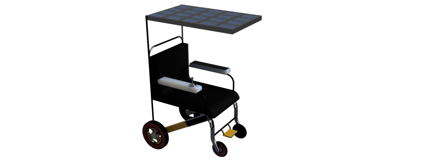 太阳能驱动轮椅