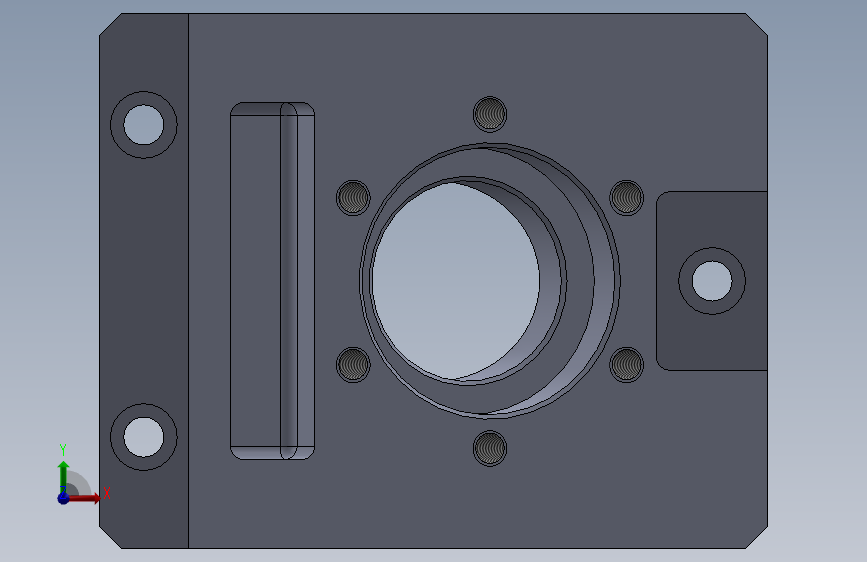 Solidworks 建模 正面视图