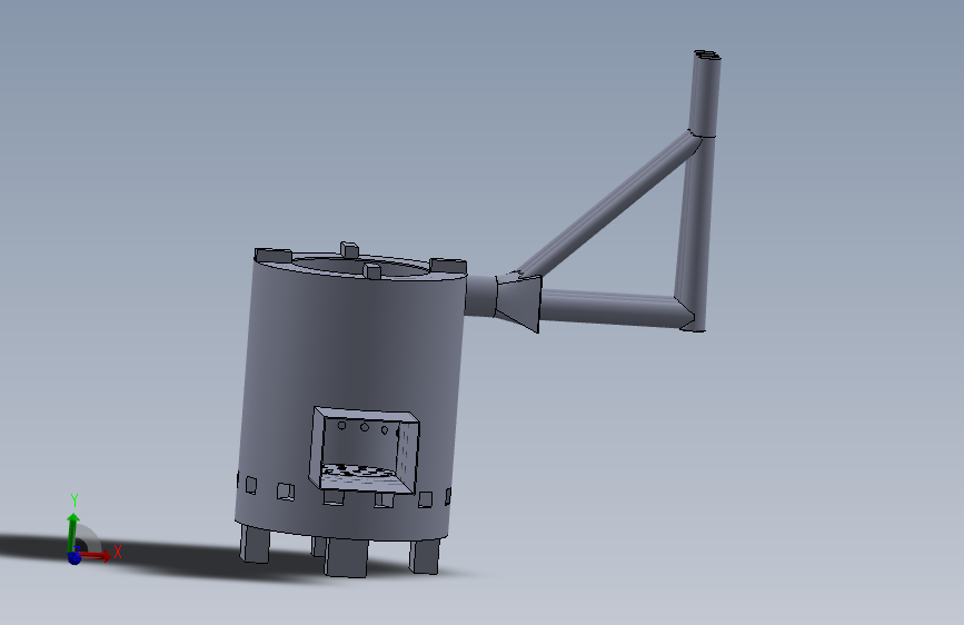 无烟木炉 _ 完美木炉的创意想法 _ SolidWorks火箭炉设计 _ 改进的烹饪炉 _ 无烟木炉 _ 完美木炉的创意想法 _ 简易火箭炉 _ 火箭炉设计