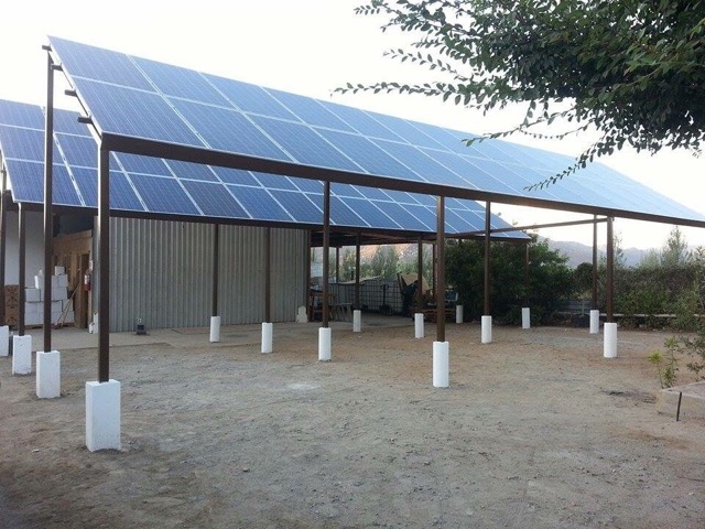 用于葡萄酒行业的太阳能板