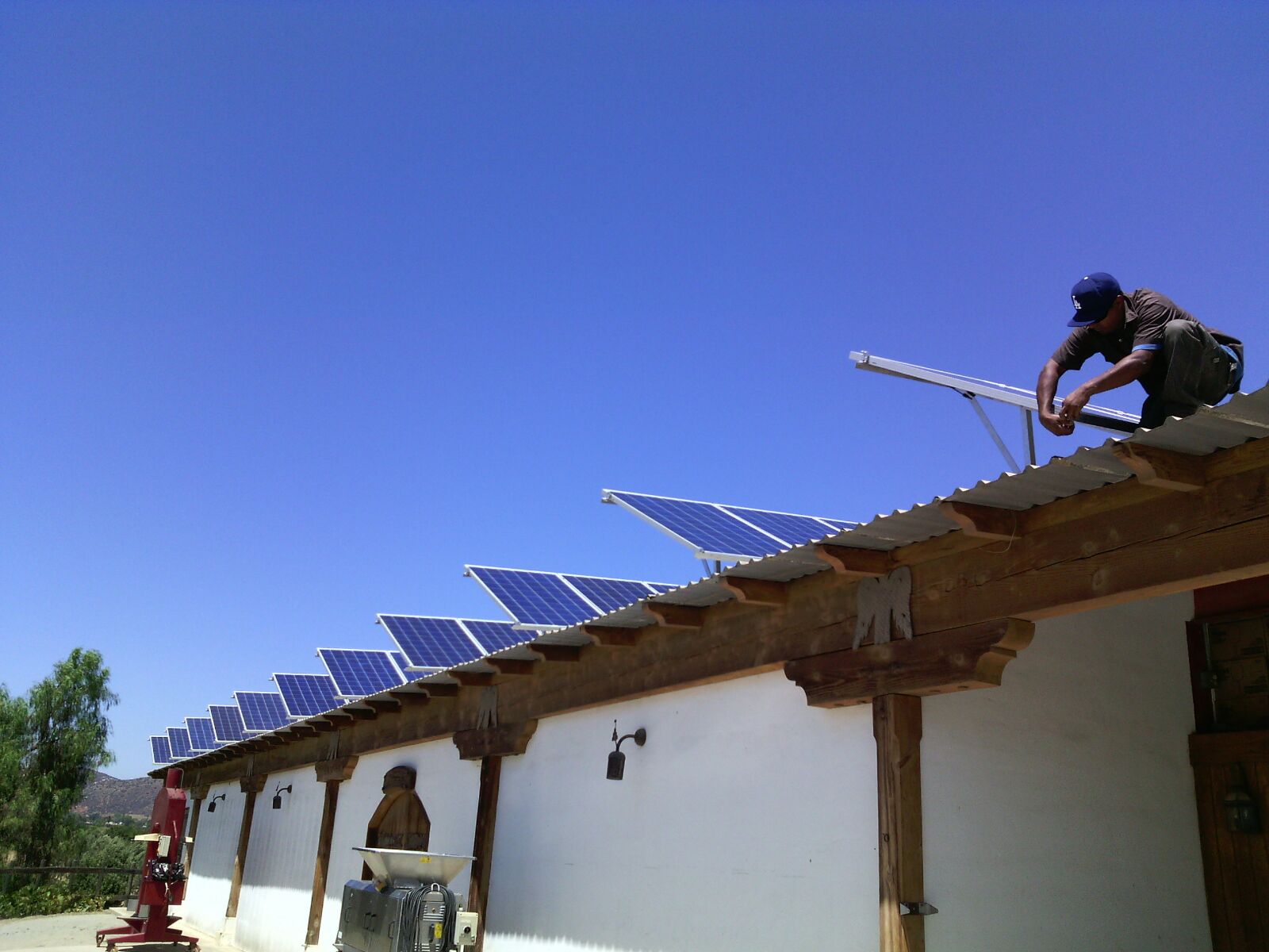 用于葡萄酒行业的太阳能板