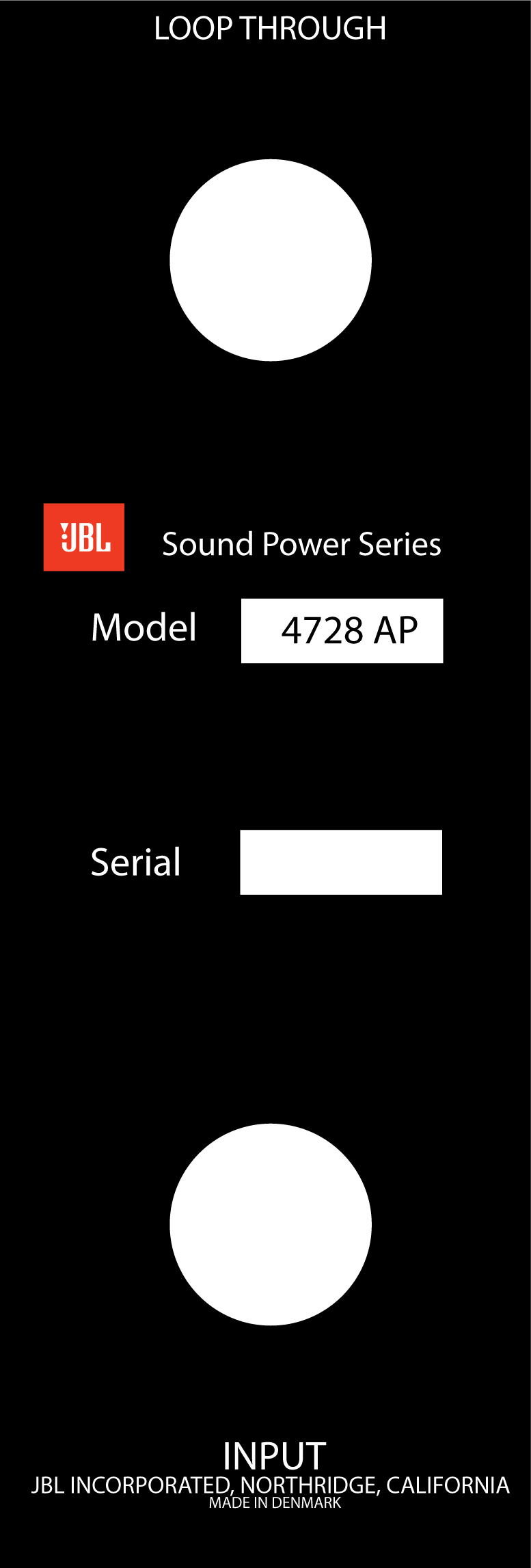 JBL 4728AP 舞台返听音箱