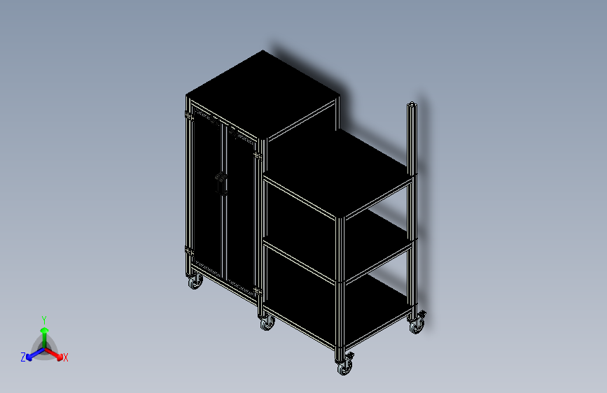 PLC-监控器-CPU-打印机工作模块 镀锌板