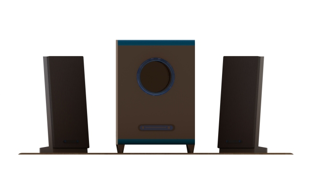 创意2.1桌面扬声器