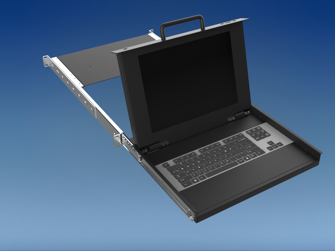 联想控制台 KVM 机架安装显示器抽屉