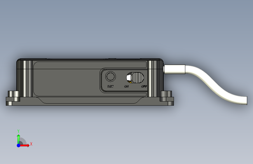 ESP-32 T3S3 LoRa 壁挂盒 正面视图