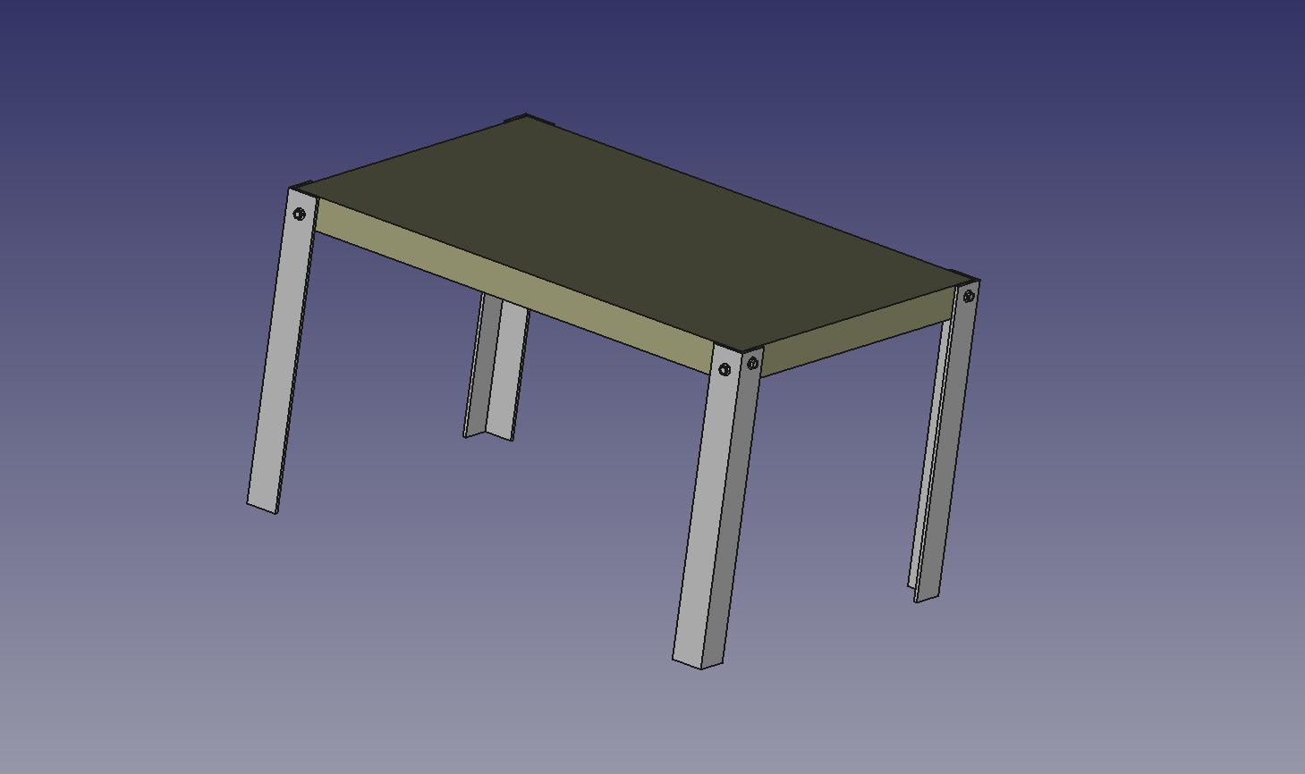 FreeCAD 桌子教程