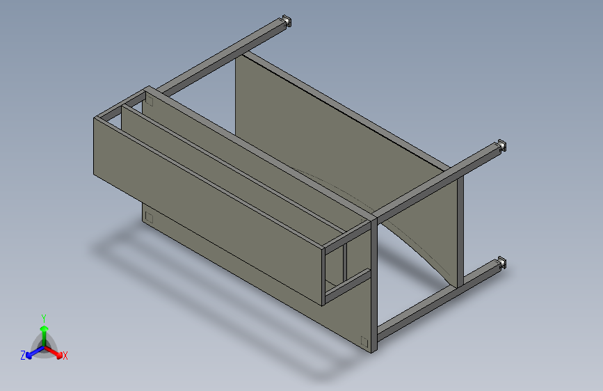Revit Family Waste Collection Table 垃圾收集桌子