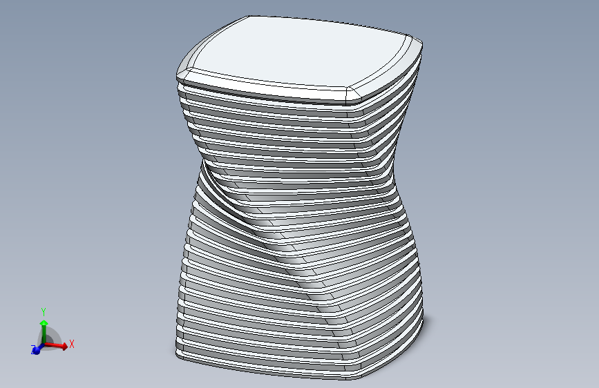 SolidWorks教程 如何在SolidWorks中建模Twisted Mini Table _BY SOLIDWORKS_EASY_DESIGN。
