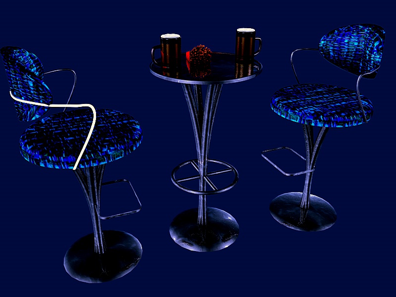 吧台和凳子 阿塔环