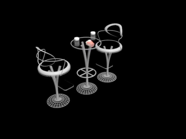 吧台和凳子 阿塔环